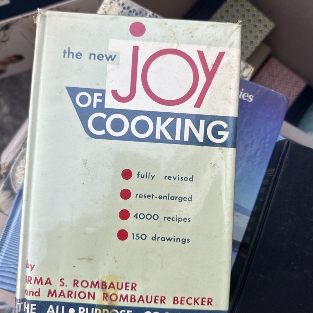 The New Joy Of Cooking Irma Rombauer Marion Becker VTG Cookbook 1953 4000 Recipe